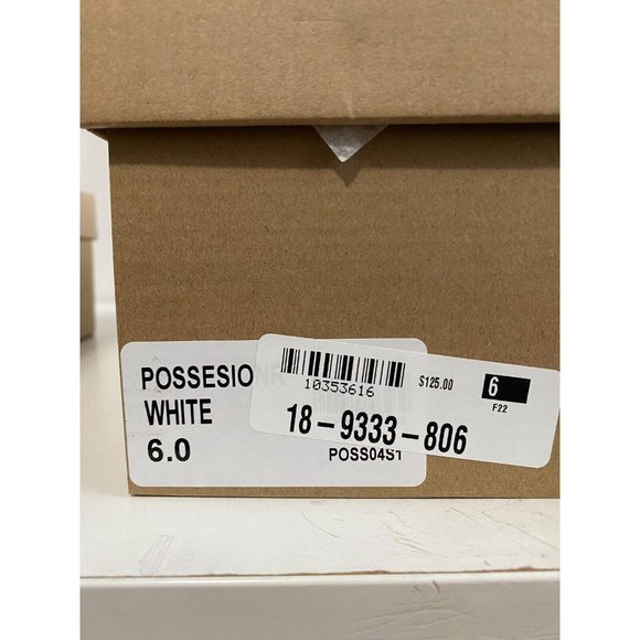 Steve Madden Possession White Rhinestone Embellished Lace Up Sneakers (Size 6) - Picture 5 of 8